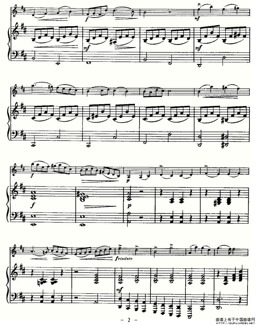 里丁格(Oskar_Rieding)b小调小提琴协奏曲(2)1