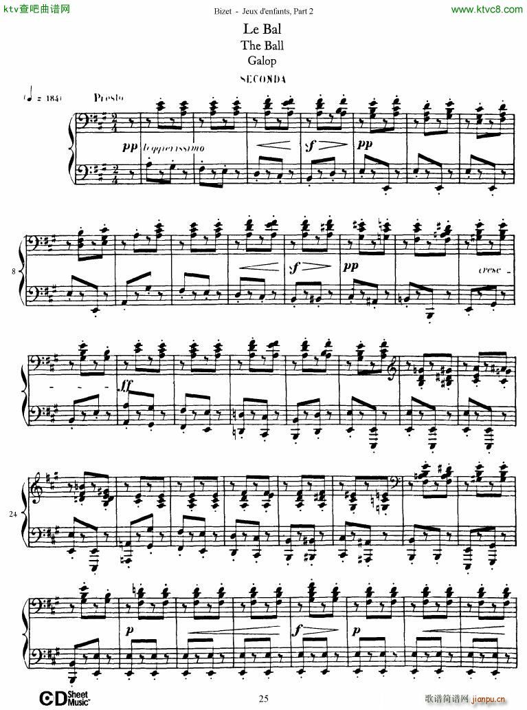 Bizet Jeaux d Enfants Part II26