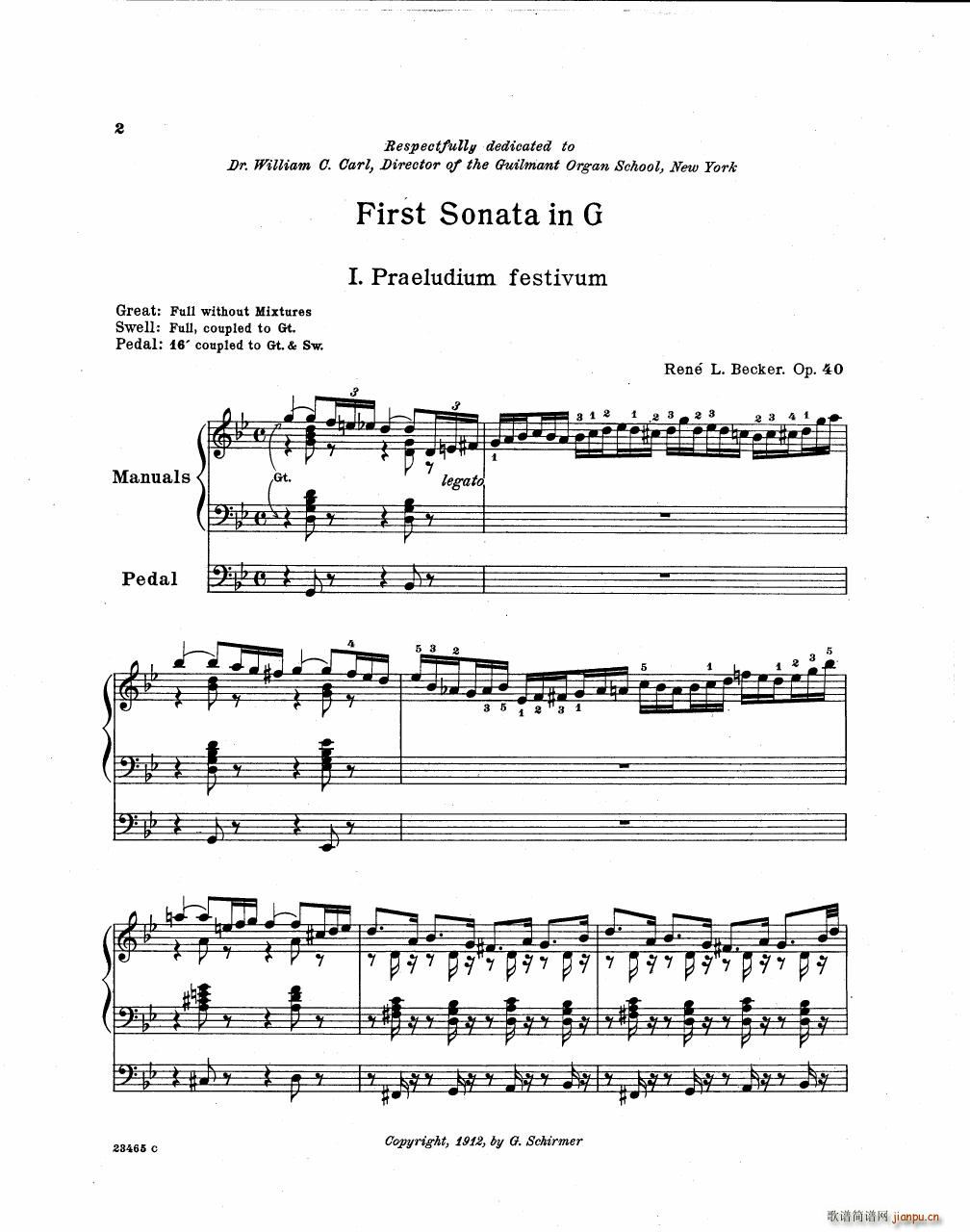 Becker Reme op 40 Sonate 12