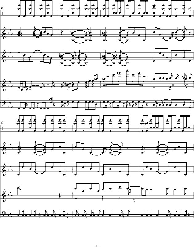 老奠的史上最疯狂曲 上集-钢琴谱(钢琴曲)-郭新宇3