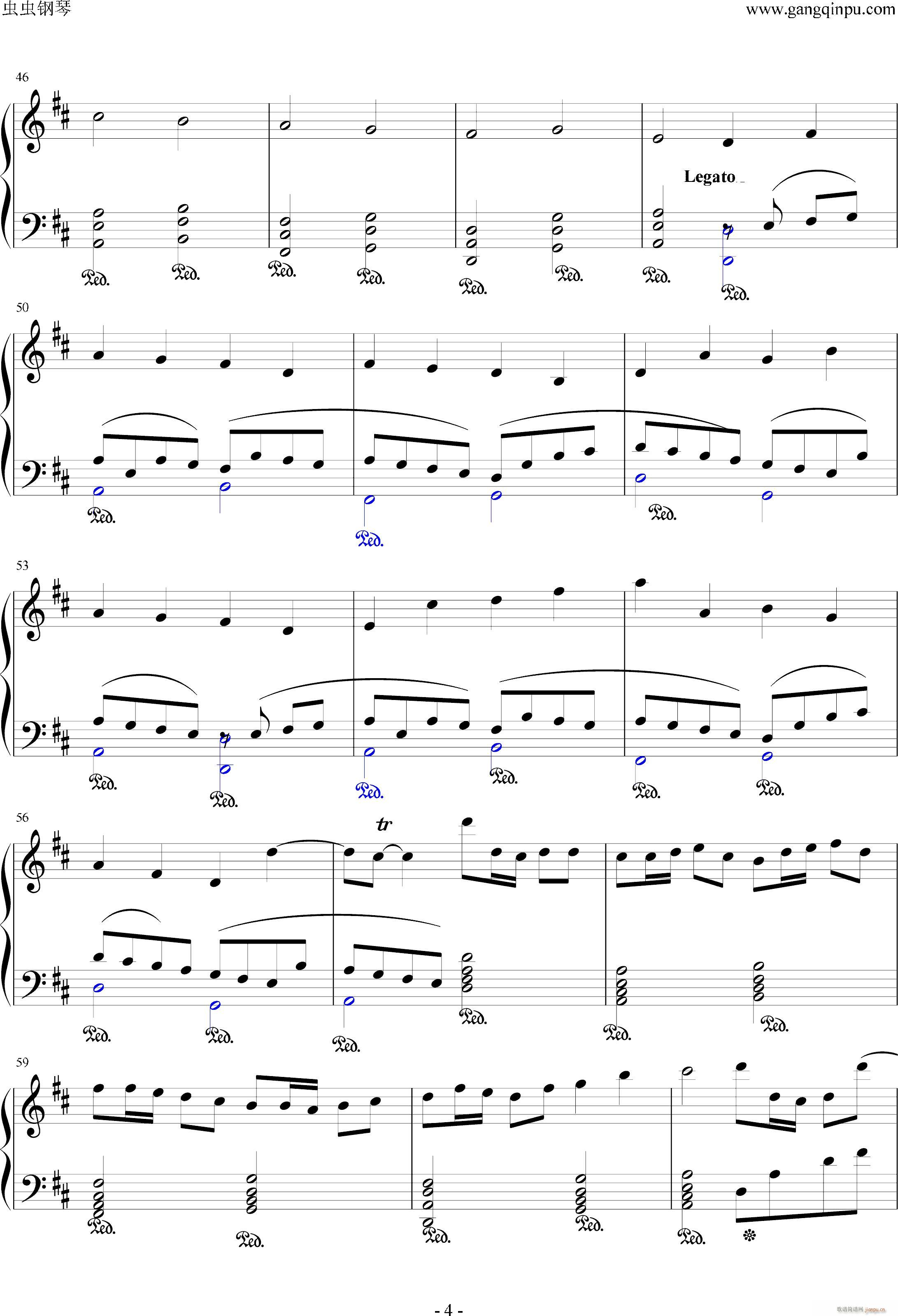 卡农 大爱人间（完整版）_帕赫贝尔 Pachelbel4