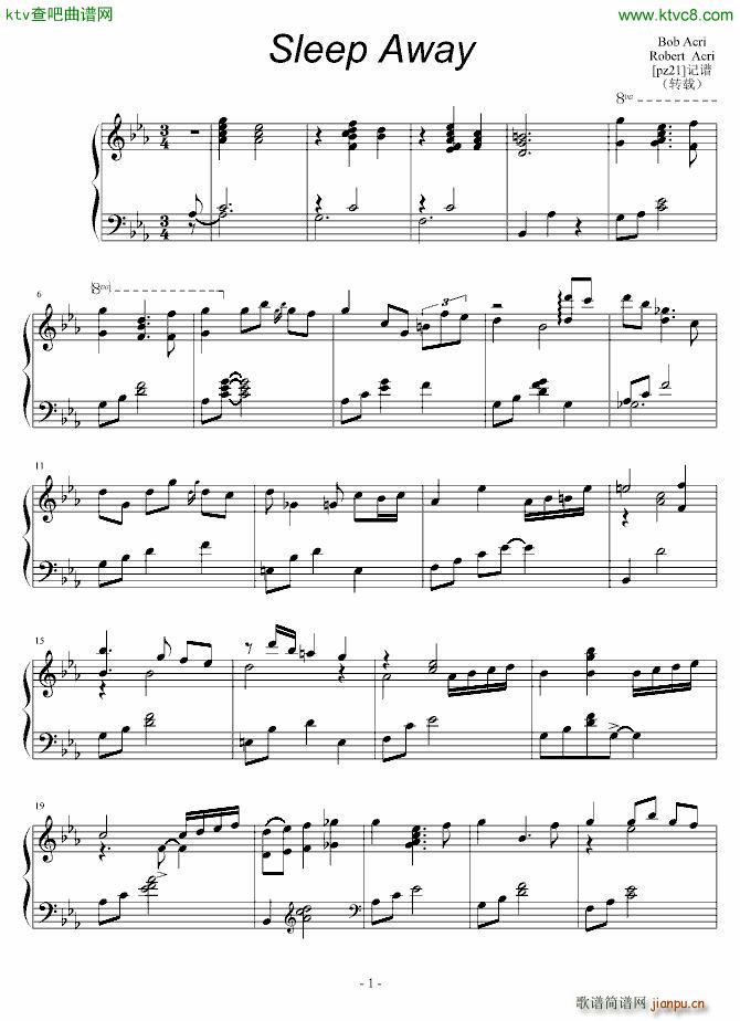 sleep away_bob acri1