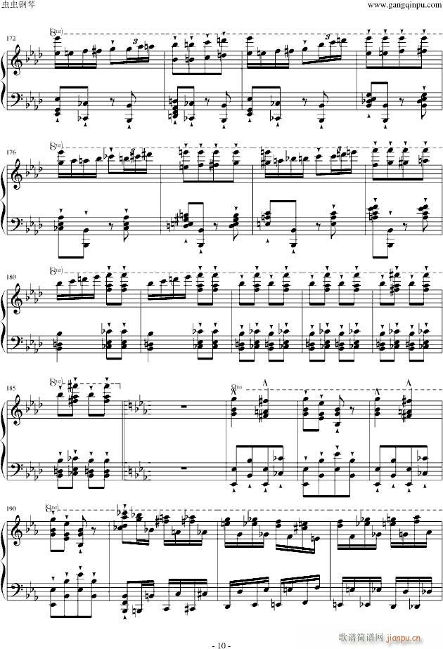 半音阶华丽足尖舞(大加洛普舞曲)_李斯特10