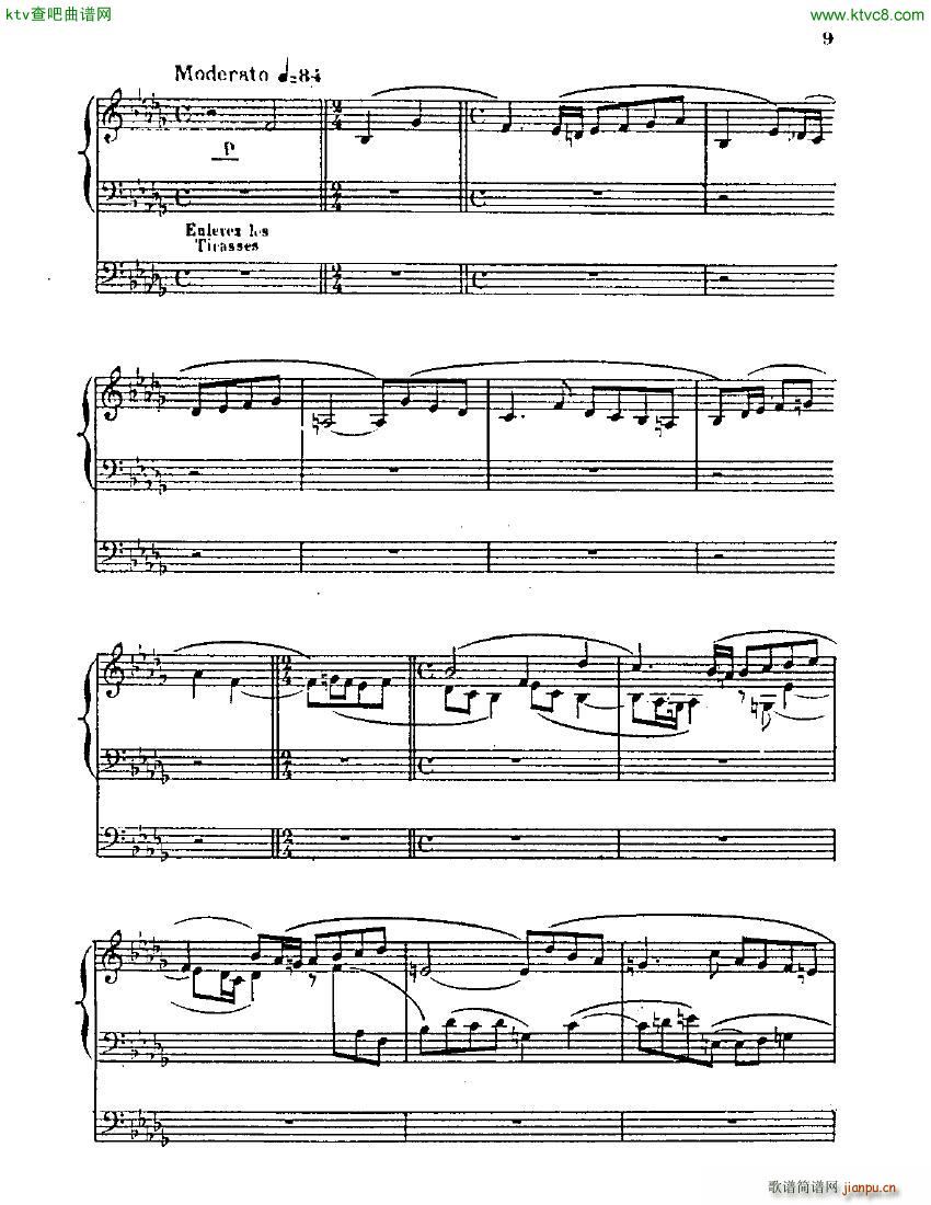 Blin Rene Symphonie mvt 1 solo organ9