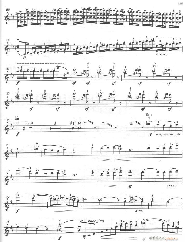 维厄唐《第四协奏曲》(d小调) 第四乐章-提琴3