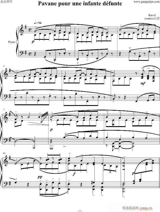 为死去公主而写的帕凡舞曲-拉威尔_拉威尔-Ravel1