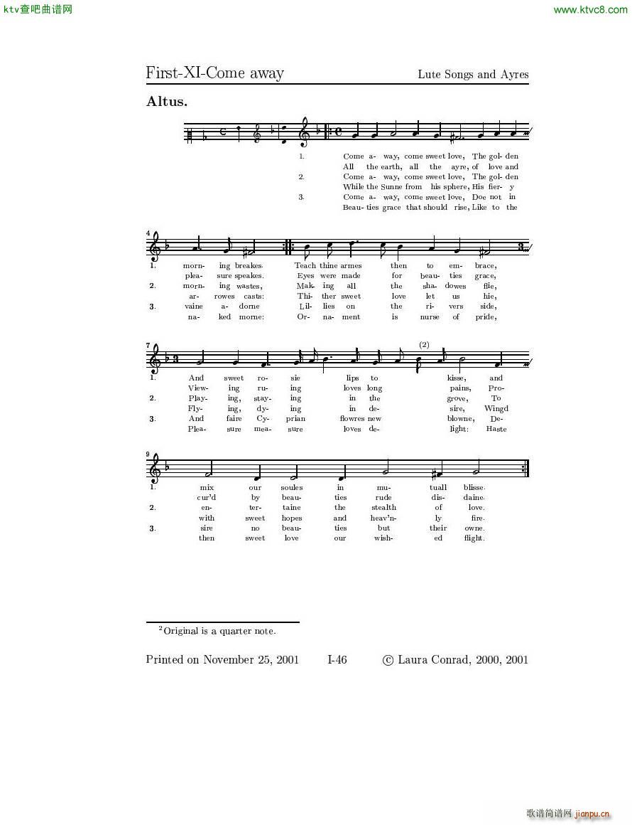 Dowland Lute Music 二2