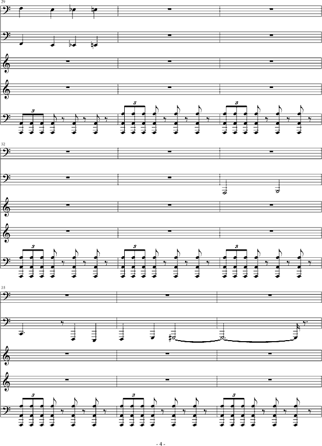 恐怖组曲之吸血鬼--德古拉-钢琴谱(钢琴曲)-ss669933004