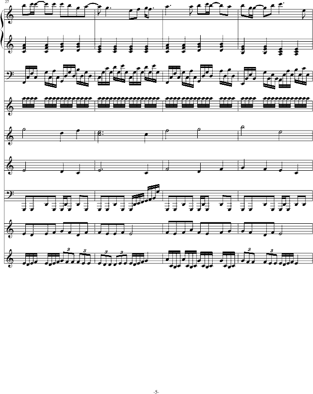 我不知道（演奏版）-钢琴谱(钢琴曲)-shadow75