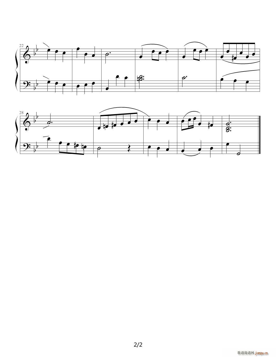 小步舞曲1 降B调2