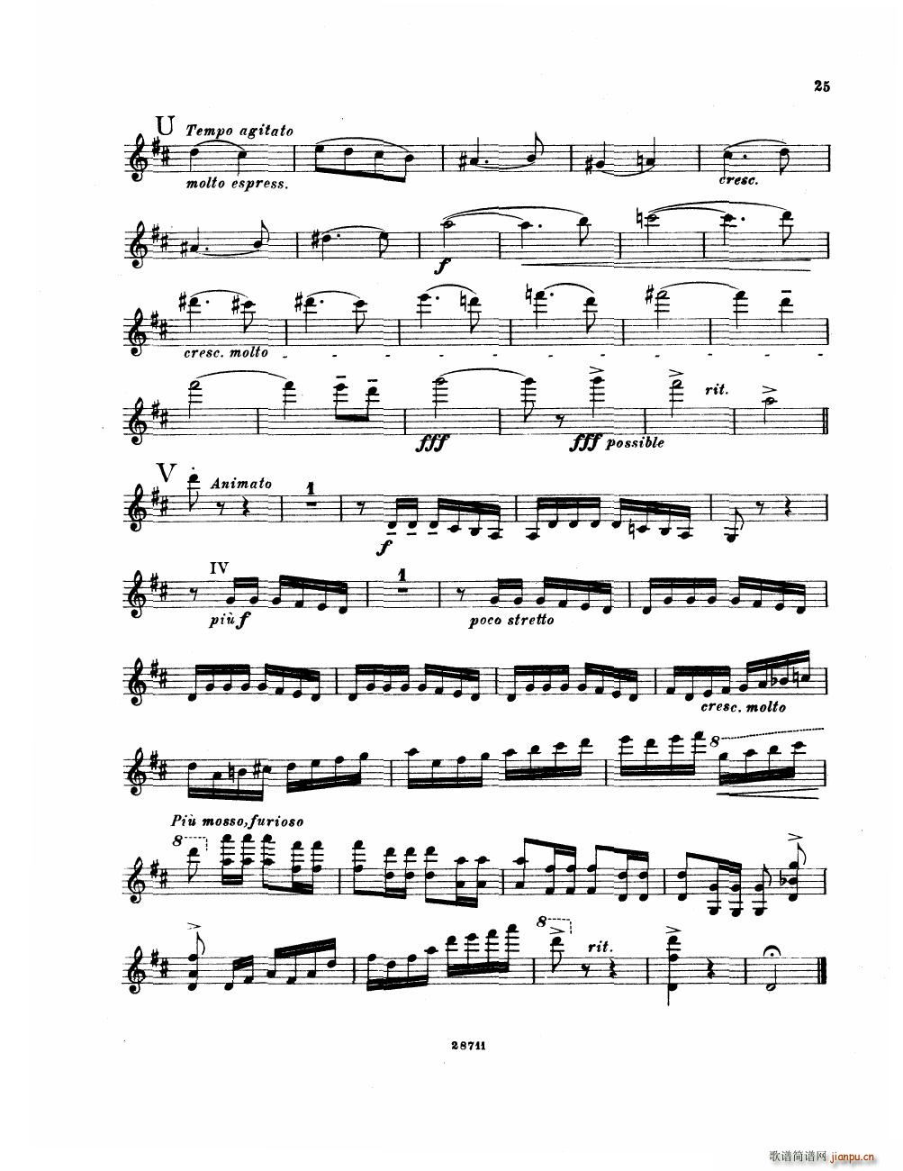 Bowen Suite for violin and piano violin part25
