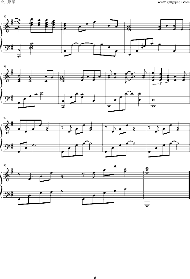 啊爸-周杰伦-钢琴谱(钢琴曲)-周杰伦6
