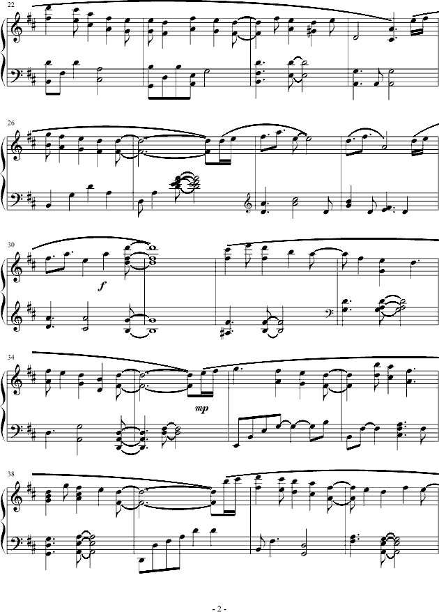 Water Tapestry水之锦-钢琴谱(钢琴曲)-Kevin Kern2