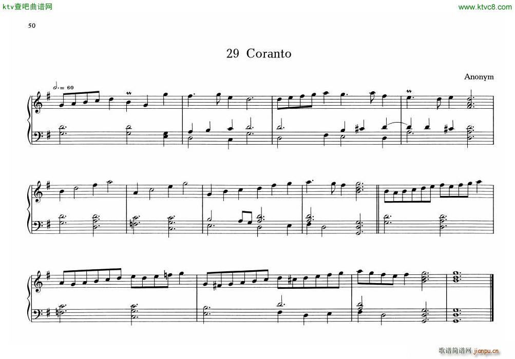 Organ Or Clavichord Old Pieces For9