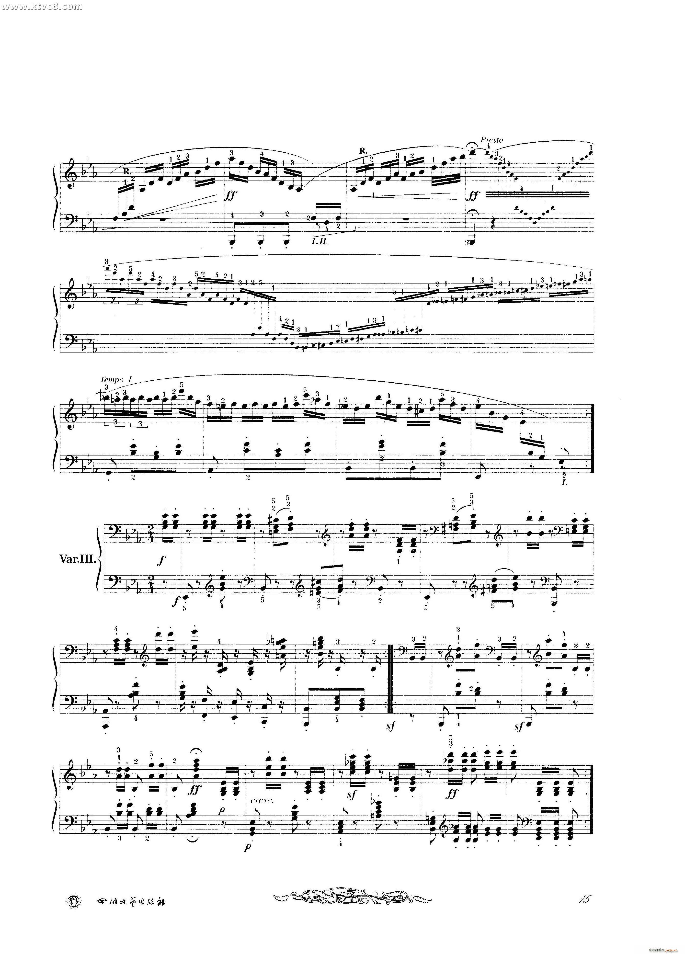 贝多芬钢琴变奏曲集二4