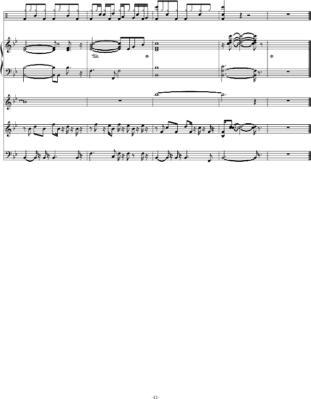 献给自己的生日-钢琴谱(钢琴曲)-swenl12