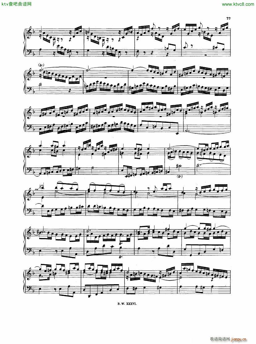 Bach JS BWV 903 Chromatische Fantasie Fuge7