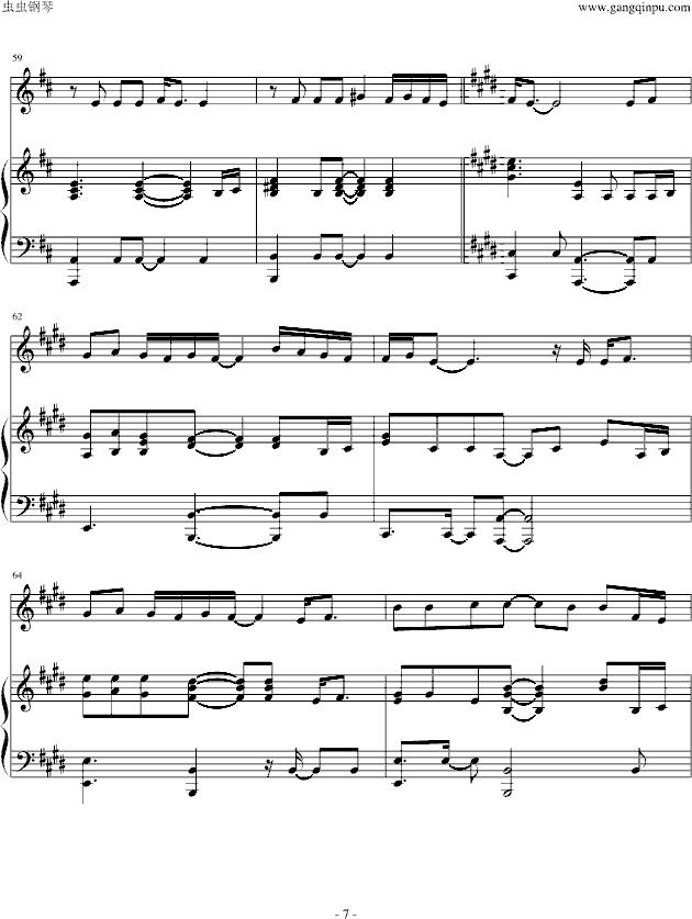 listen to your heart（弹唱版） -钢琴谱(钢琴曲)-DHT7