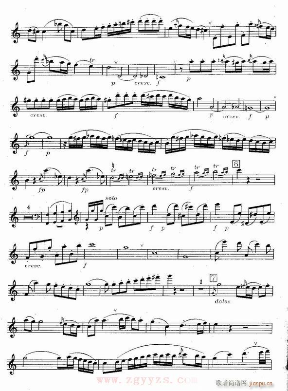Morzat C Major Concerto-长笛3