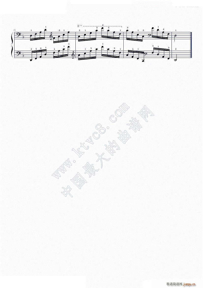 F大调与d小调-中国音乐家协会钢琴考级 六级音阶（一）3