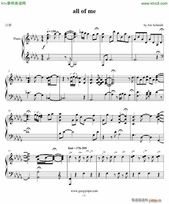 all of me完整版 by_Jon Schmidt1