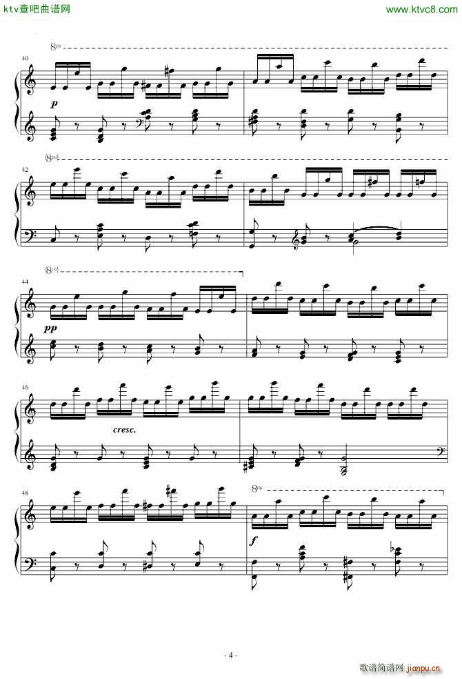 C大调练习曲 车尔尼Op740 No7_车尔尼 Czerny4