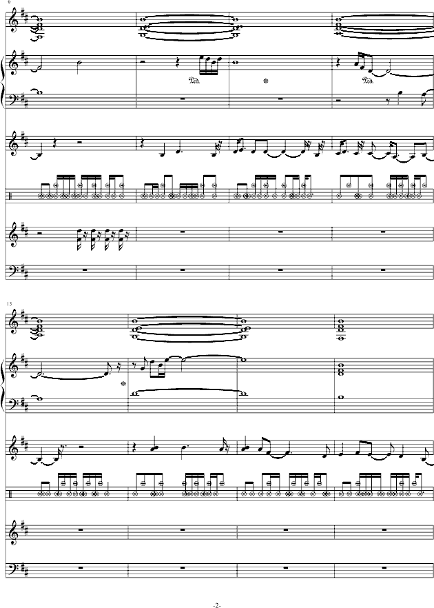 颓废2(音效已修改)-钢琴谱(钢琴曲)-swenl2