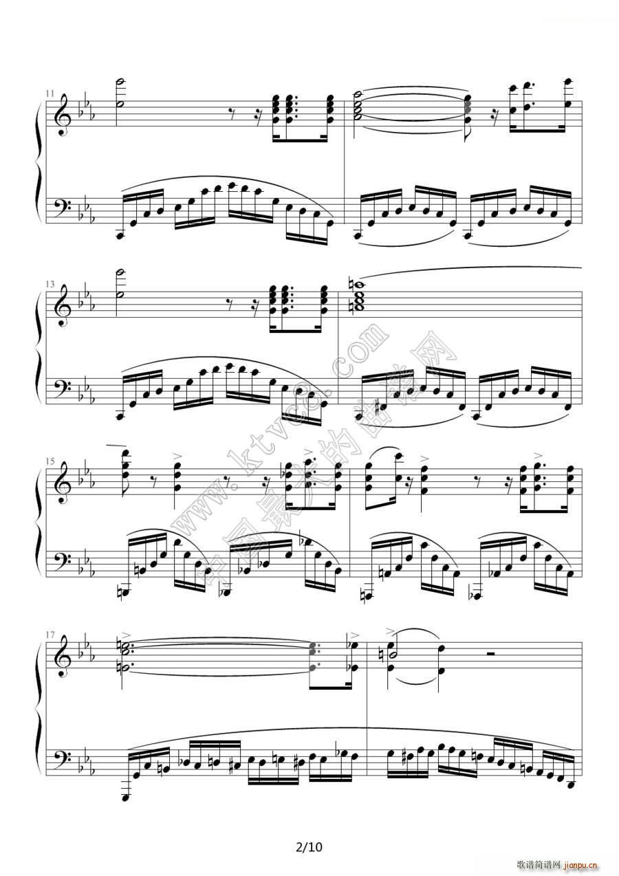 革命练习曲（Chopin 肖邦 练习曲 Op 10 No 12）2