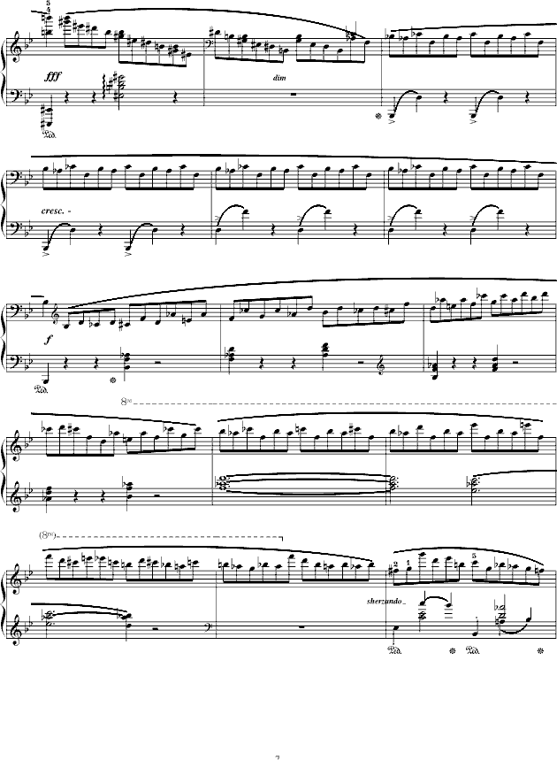 肖邦g小调叙事曲-(精编)-钢琴谱(钢琴曲)-肖邦-chopin7
