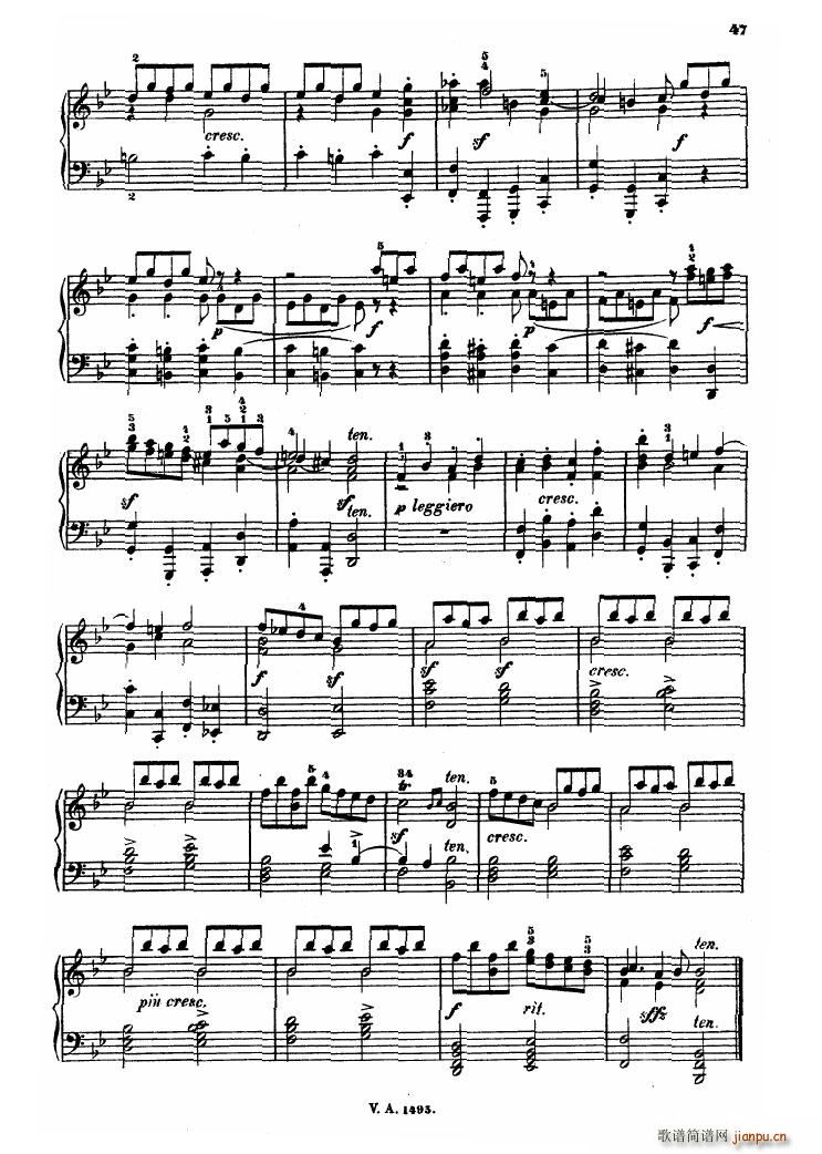 Corelli Album für Klavier Reinecke 二6