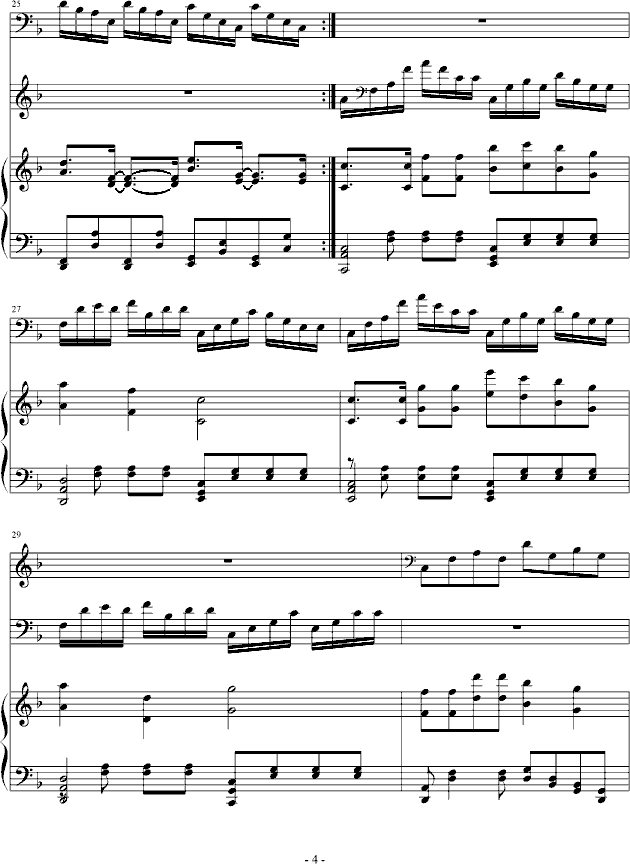 彷徨-钢琴谱(钢琴曲)-音乐作坊4