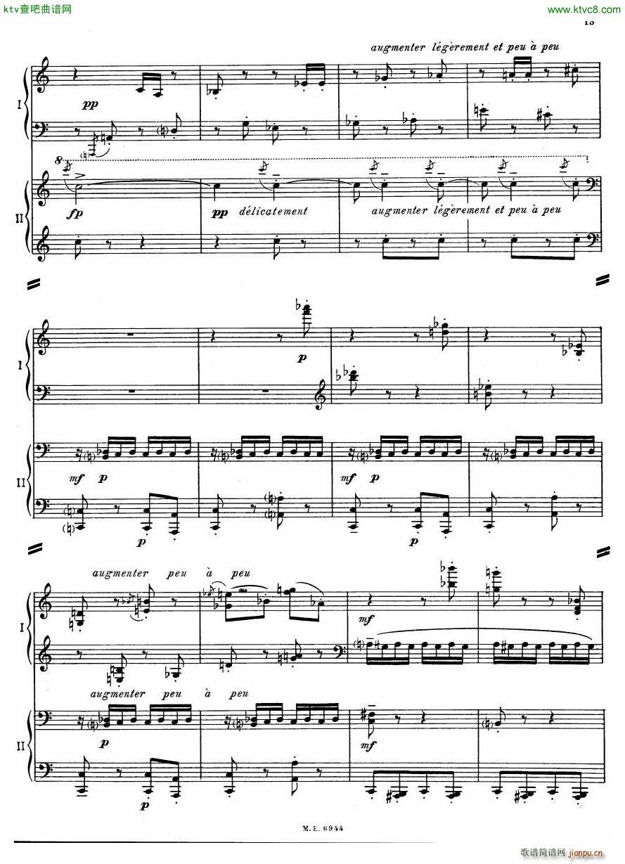 Auric Partita for two pianos13