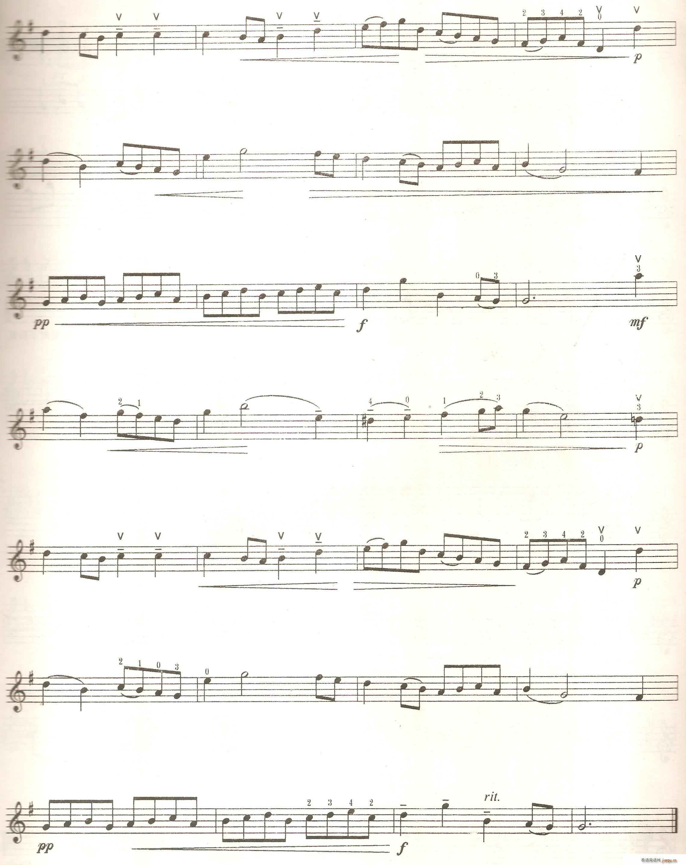 G大调布列舞曲_仙人把盏 音乐室2