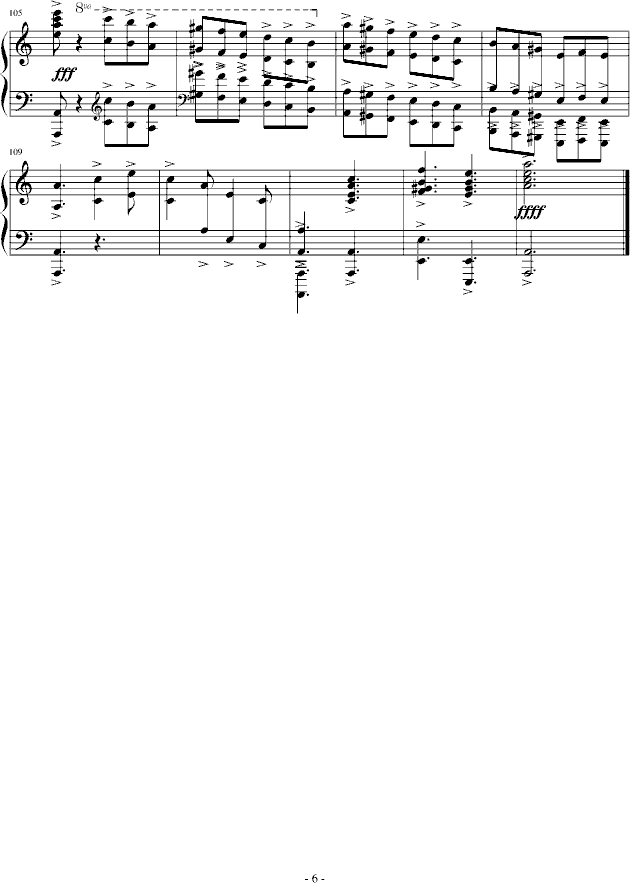塔兰泰拉-钢琴谱(钢琴曲)-心兰6