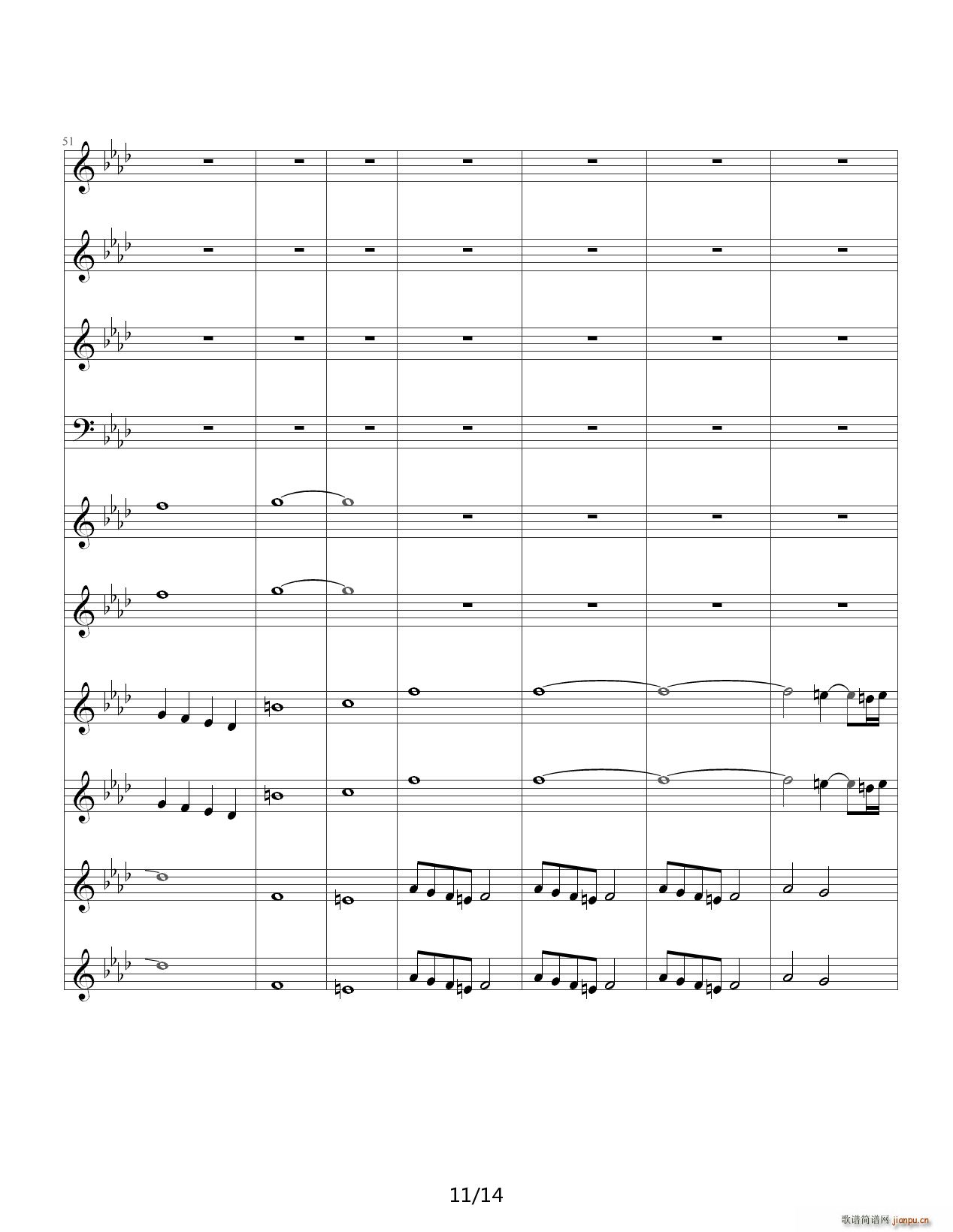 双童声协奏曲Concerto Pour Deux Voix-合唱版 降A调11