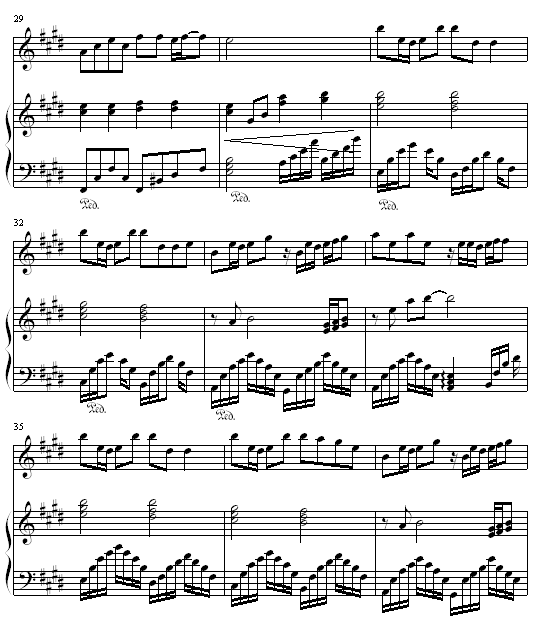 当你-钢琴谱(钢琴曲)-王心凌4