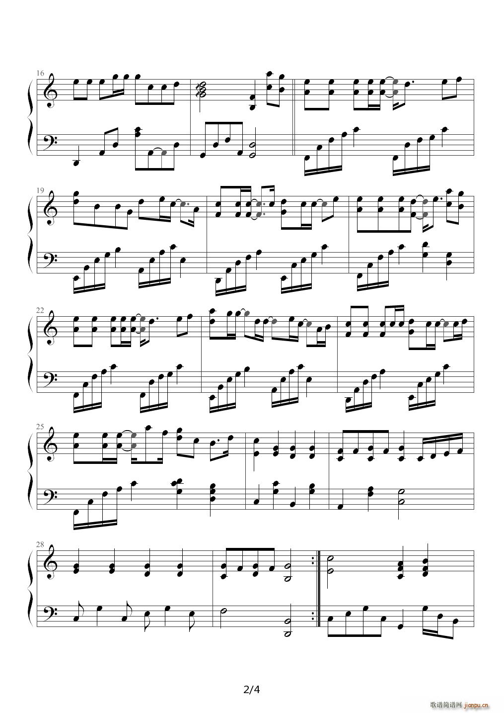 反复记号（蔡依林） C调2