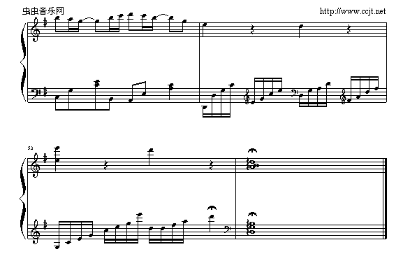 只想一生跟你走-钢琴谱(钢琴曲)-张学友7