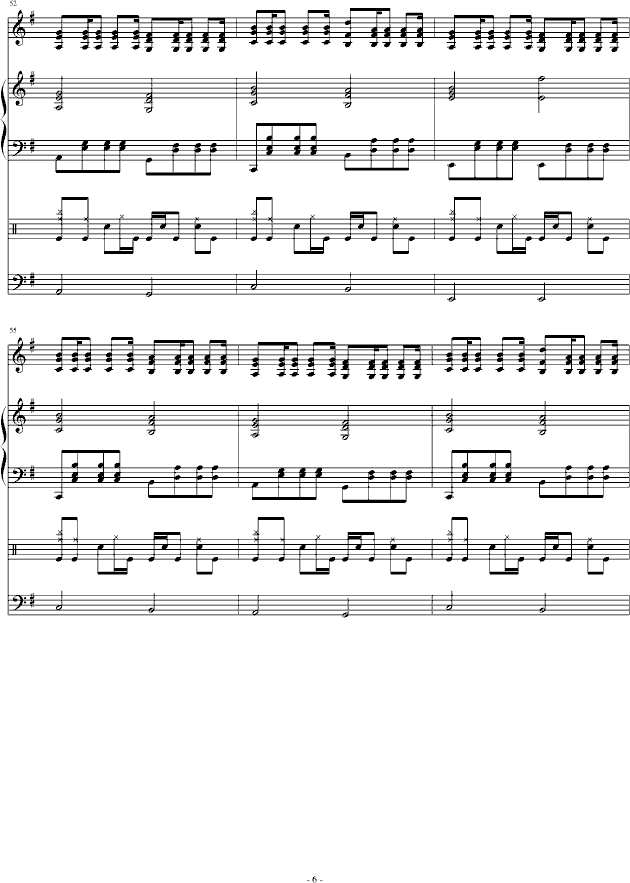 迷失于寻找-钢琴谱(钢琴曲)-血腥残阳6