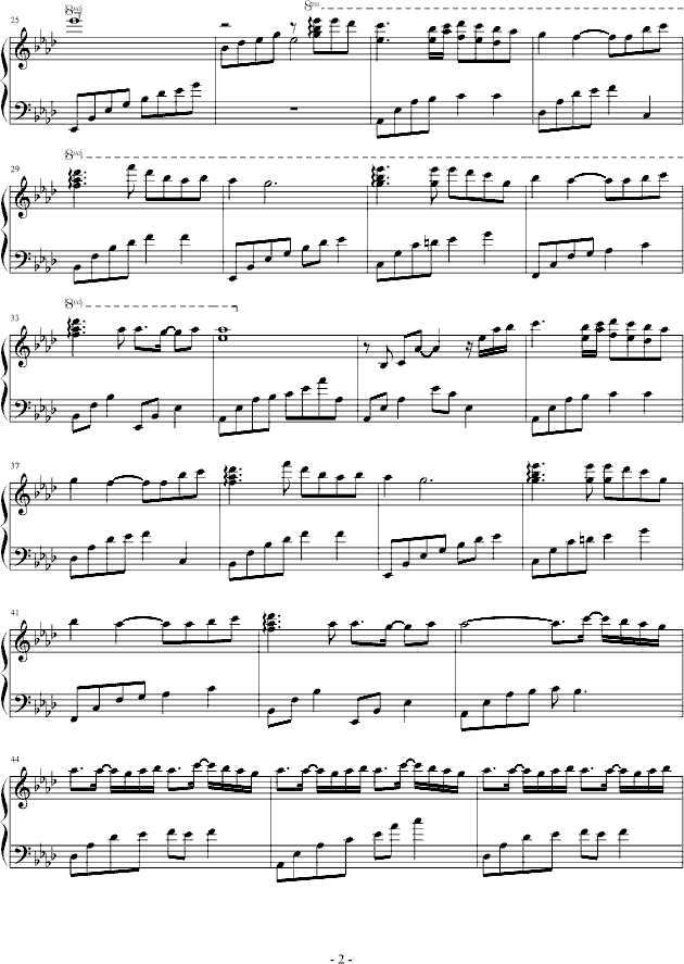 My Home （Piano Solo）-钢琴谱(钢琴曲)-The Daydream2