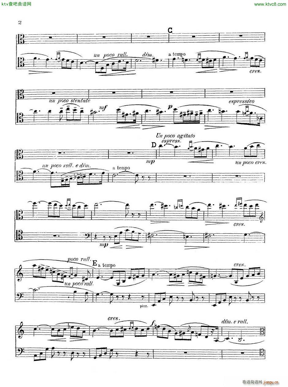 Drigo Meditation Viola Cello Piano9