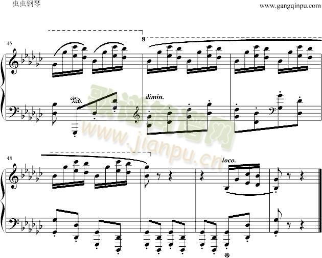肖邦练习曲5