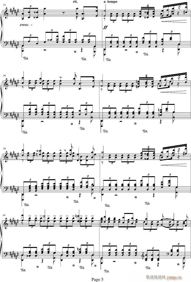 斯克里宾练习曲-Op8.12_斯克里亚宾5