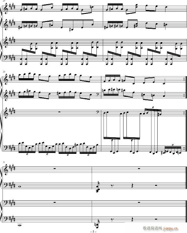 为一组现代四手联弹做的序曲_齐少凡5