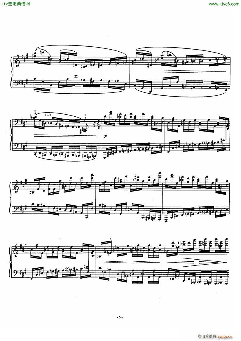 Etude No 10 D après Chopin5