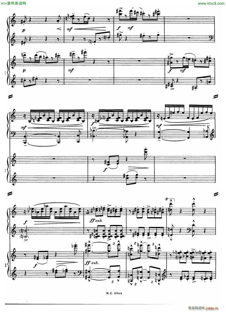 Auric Partita for two pianos32