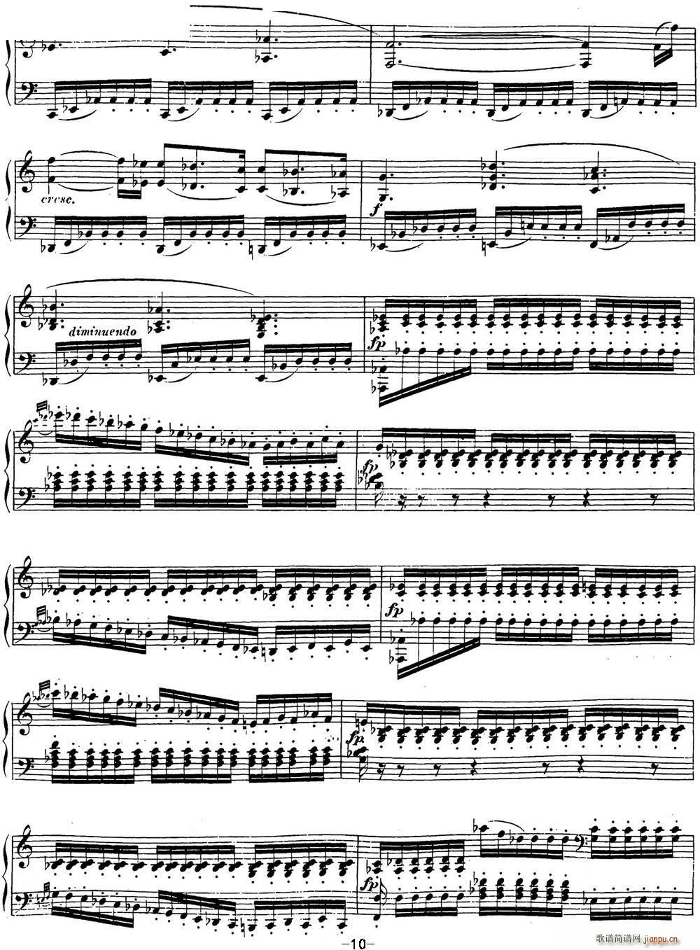 贝多芬钢琴奏鸣曲16 G大调 Op 31 No 1 G major10