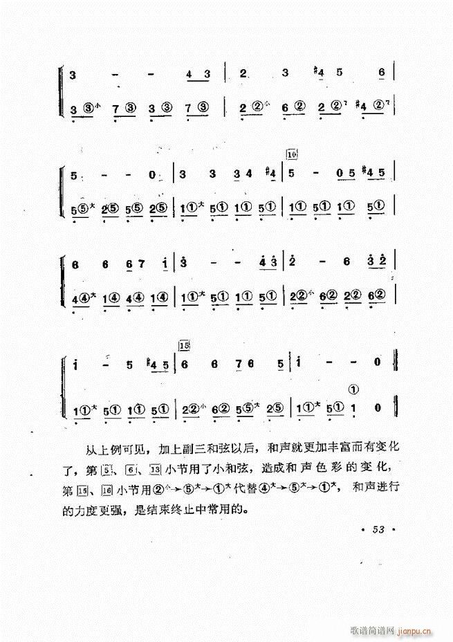 歌曲手风琴伴奏的编配 目录1-6057