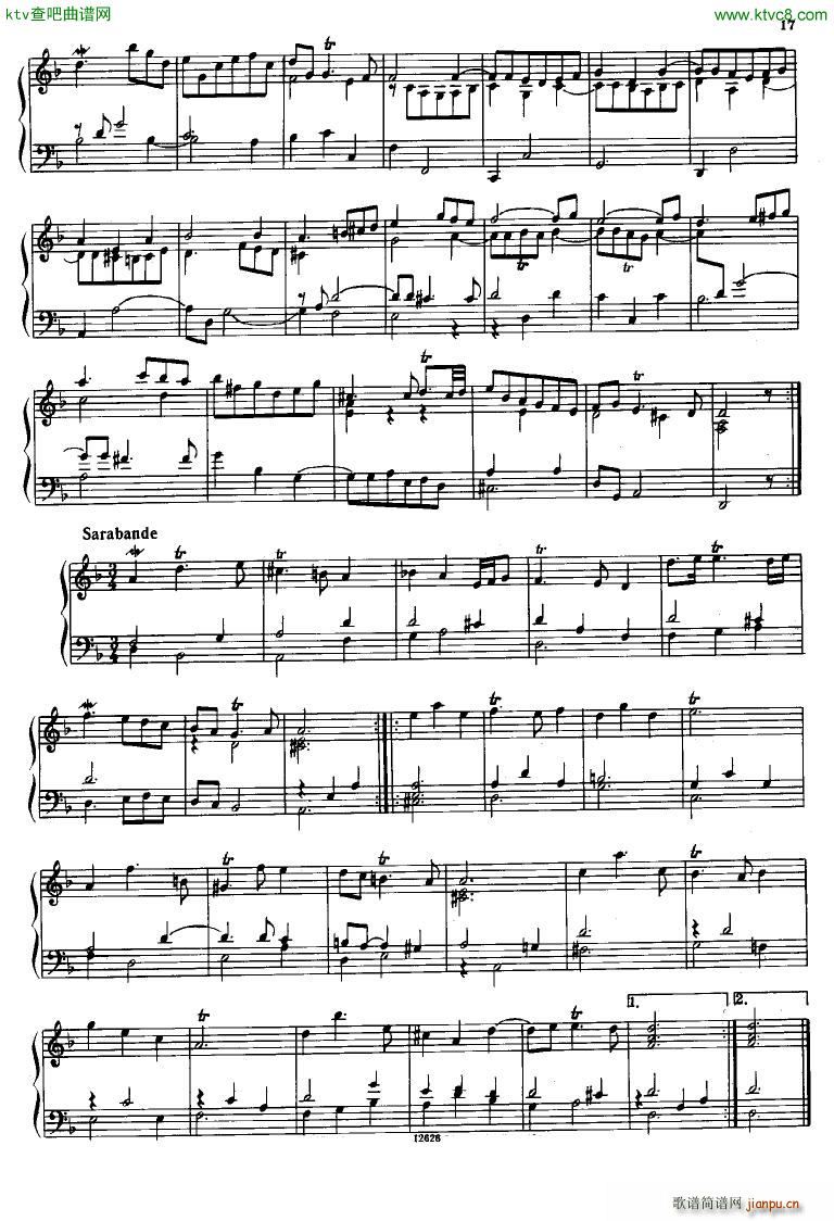 H ndel 1 Suiten for Piano Book 216