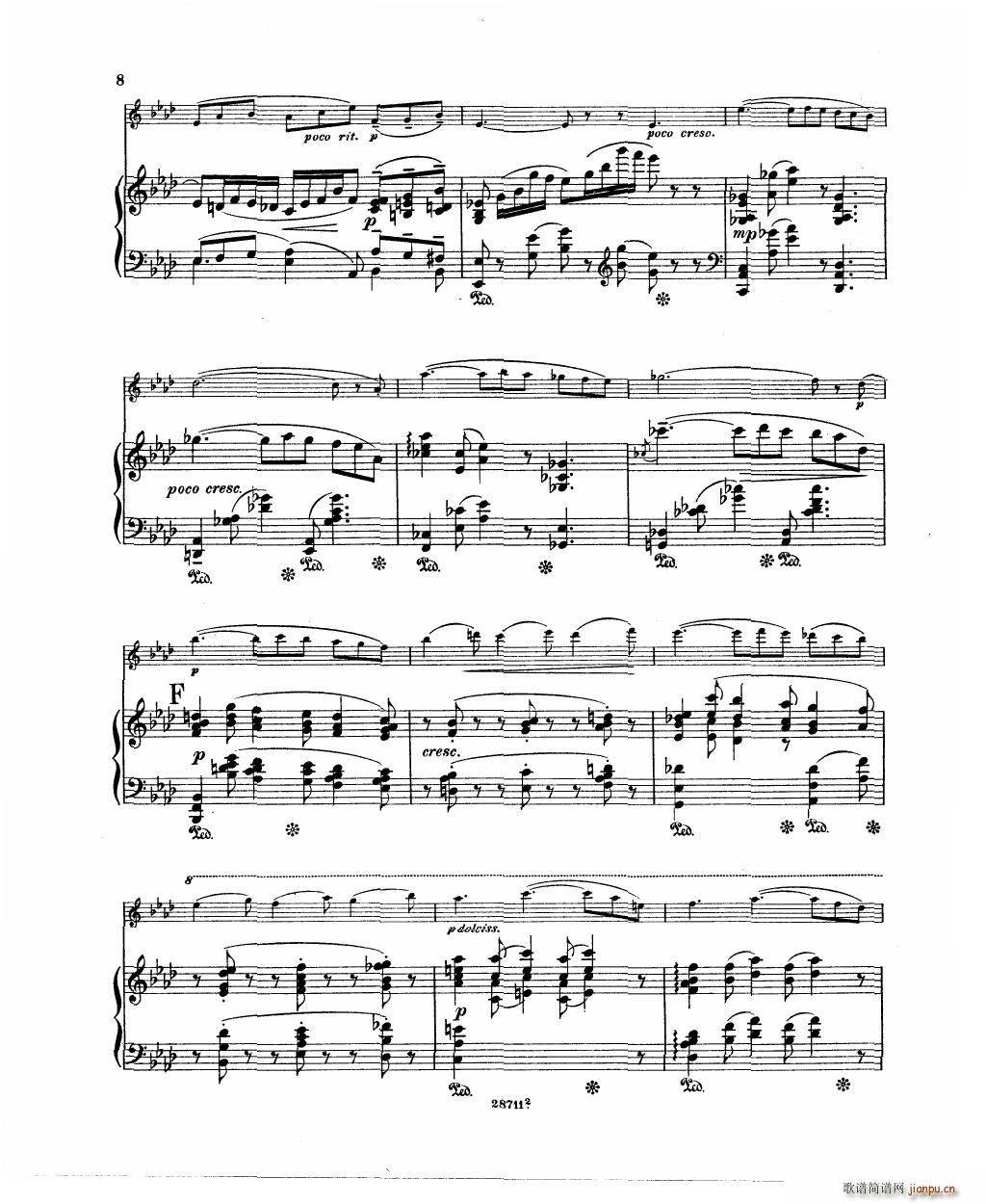 Bowen Barcarolle for violin and piano10